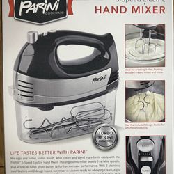 Parini 5 speed electric hand mixer