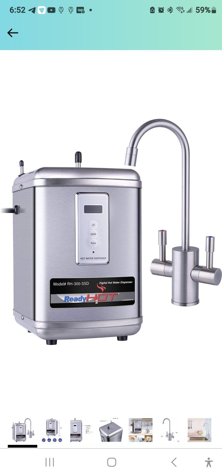 Ready Hot 41 RH 300 F560 BN Instant Hot Water Dispenser System