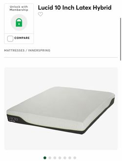 lucid 10 inch latex mattress