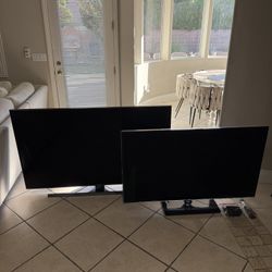 Two Samsung TV’s in Pristine Condition