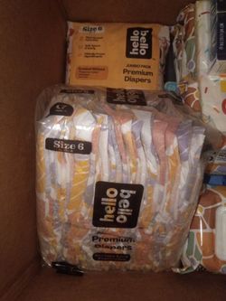 diaper size 6 variety bundle .