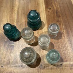 Antique Glass Insulators Collection 