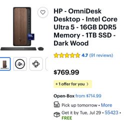 HP - OmniDesk Desktop PC