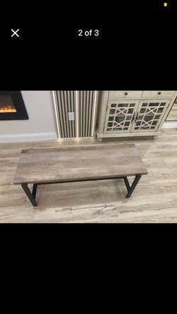 Coffee Table/ Bench Table (heavy duty)  Like New