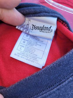 Used Disneyland Resort D55 Commemorative Mens Crewneck Large Cotton Je &KD6
