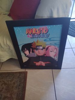 Naruto framed poster