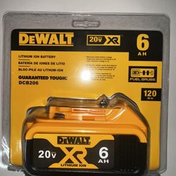 DEWALT DCB206 20V 6Ah      Power  Tool  Battery