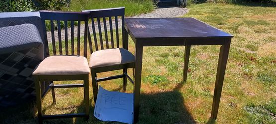 Free Counter Height Dining Table and Chairs