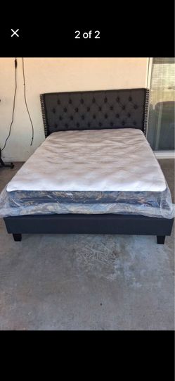 New queen bed set new we deliver