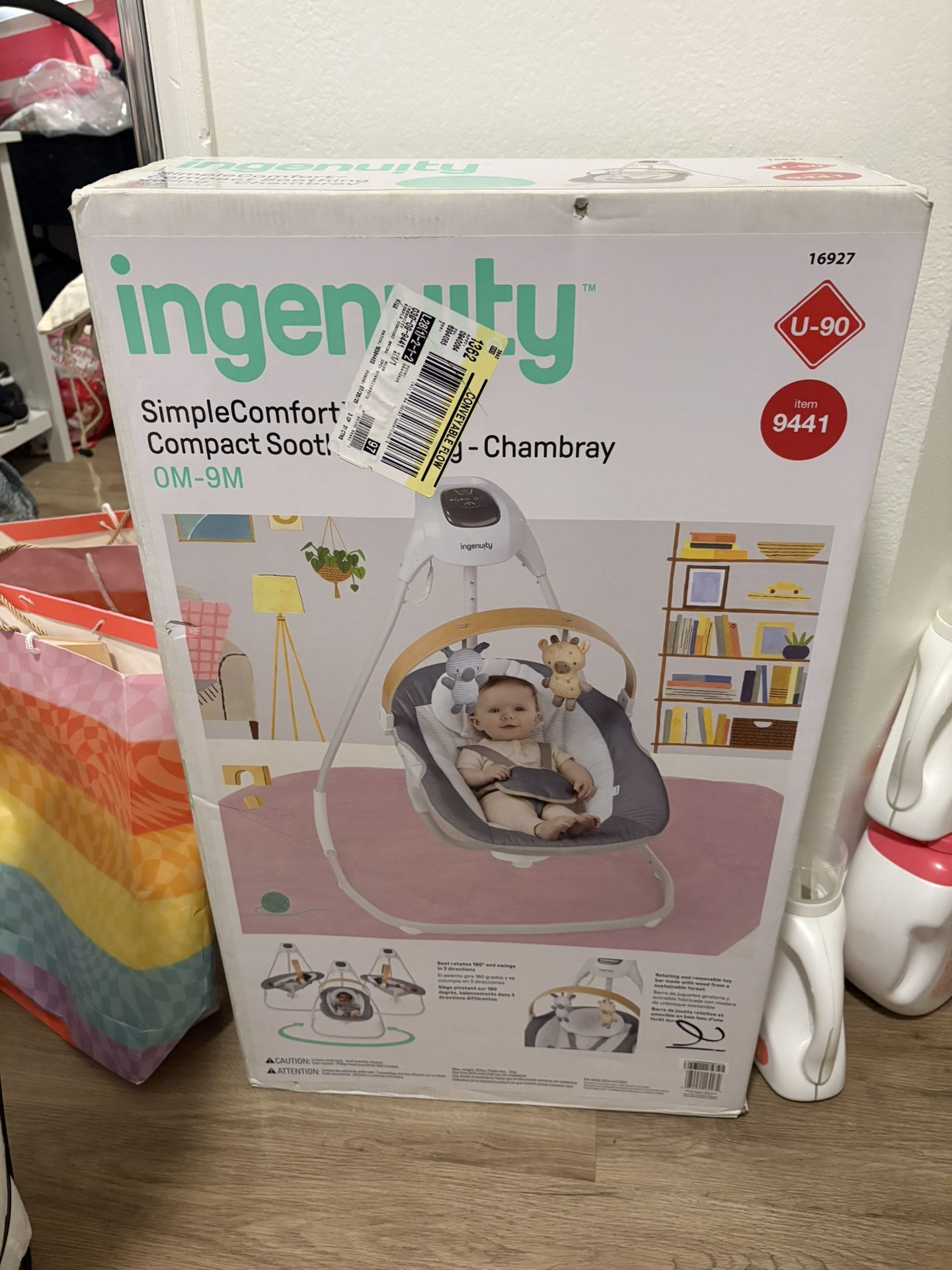 ingenuity simple comfort baby swing