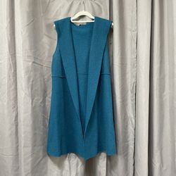 Blue Cut Loose Cardigan