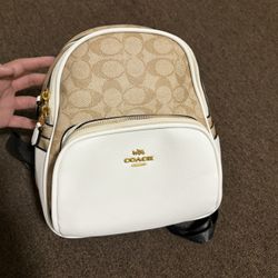 Coach Backpack Light Brown 