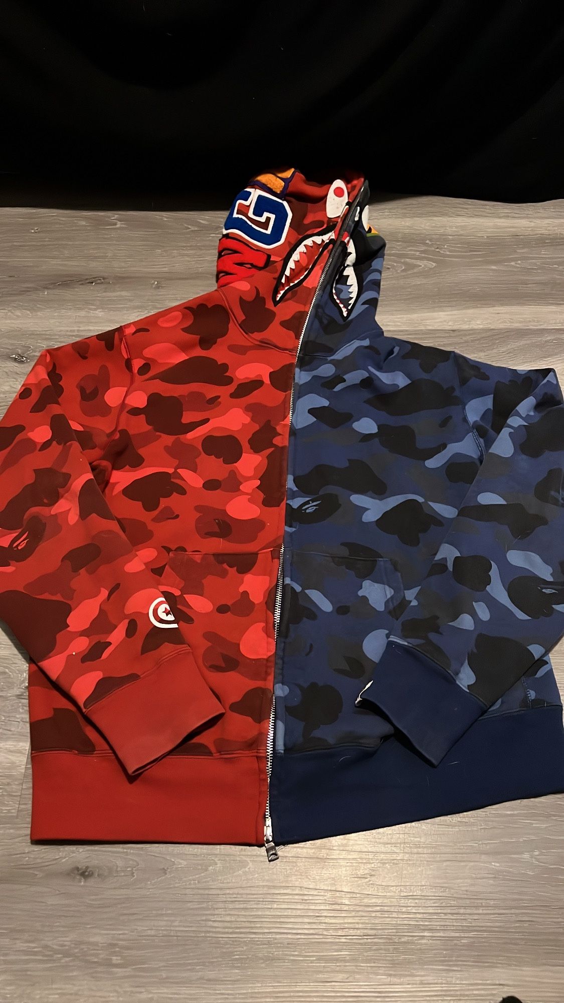 bape camo hoodie
