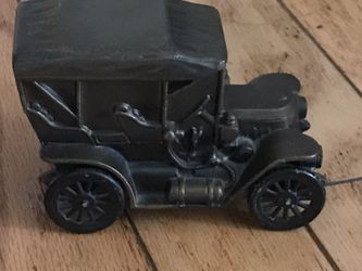 BANTHRICO - Metal Car Bank - 1908 Buick - The Wayne Oakland Bank