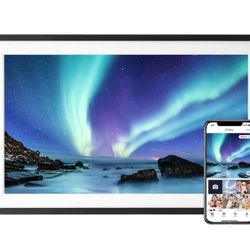 15.6'' Digital Picture Frame with 1920x1080 IPS Touch Screen, Smart Digital Photo Frame with 32GB Storage,