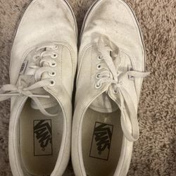 White Vans Mens Size 7 