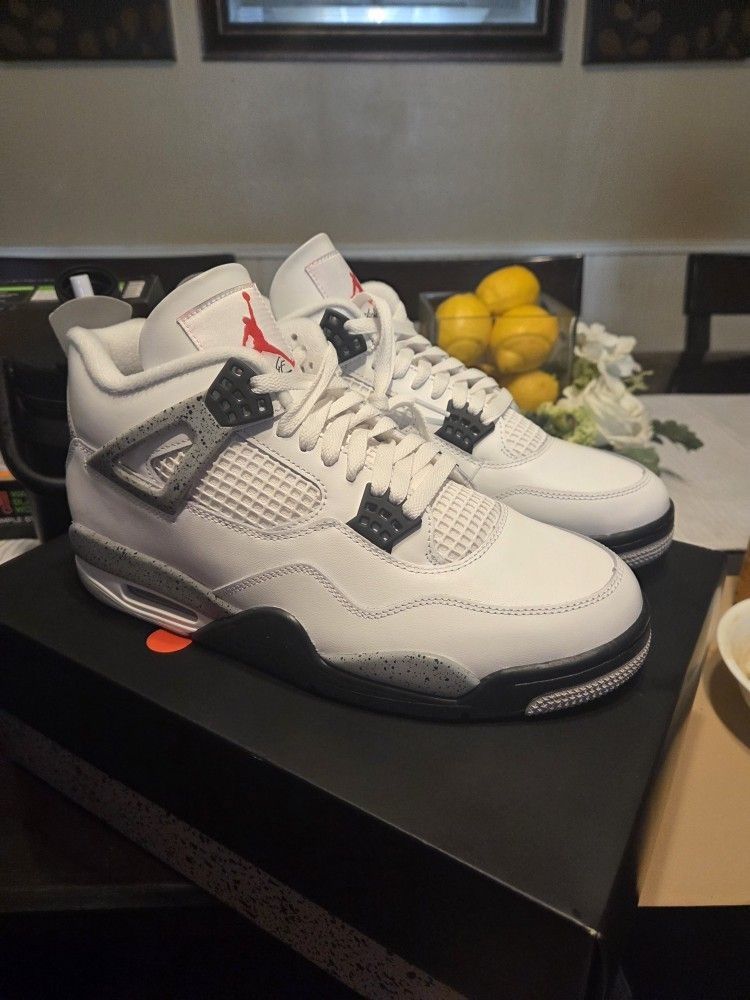 jordan 4 white cement sz 11