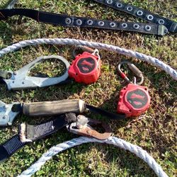 Safety Harnesses, Lanyards,Rebel Retractable Clamp Off