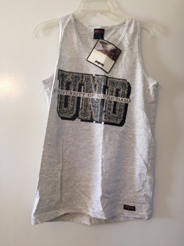 Vintage Notre Dame Tank Top!!! NEW WITH TAGS!!!
