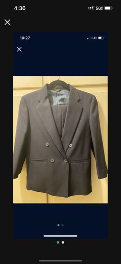 Boys navy blue blazer and pant set