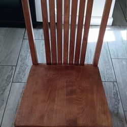 Set Of 4 Wood Chairs