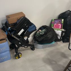 Baby items - Crib, Clothes, Changing Table, Stroller