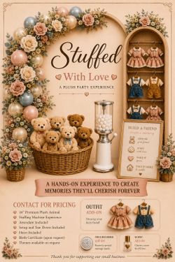 Stuff A Plush | Build A Bear Parties! 🧸