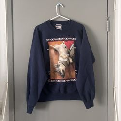 Sweater With Dog Laying Down