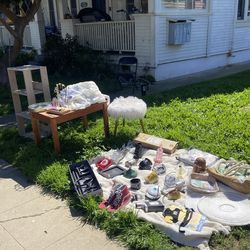 Ocean beach mini yard sale