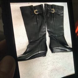 Banana Republic Boots, Black and Brown 