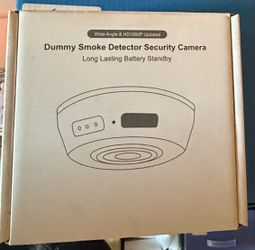 Dummy Smoke Detector Hidden Security Camera HD1080P