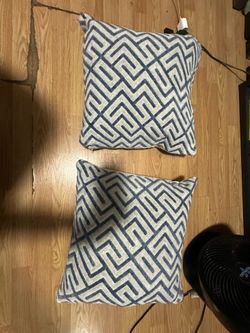 2 sofa pillows