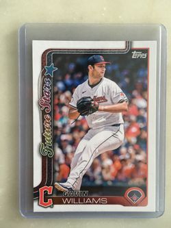 Gavin Williams Topps Future Stars 2025 Cleveland Guardians MLB