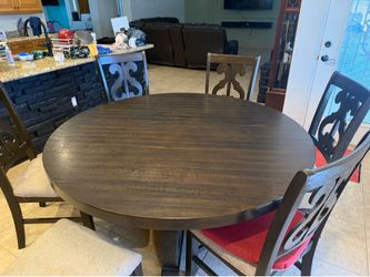 Dining Table Set W/6 Chairs
