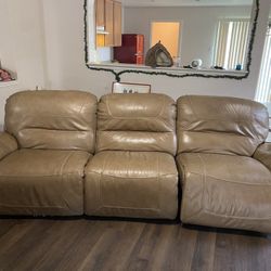 Section Leather Couch