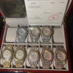 AP (Audemars Piguet) Moissanite watch 
