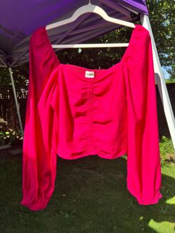 A New Day - flowy long-sleeved blouse in Medium