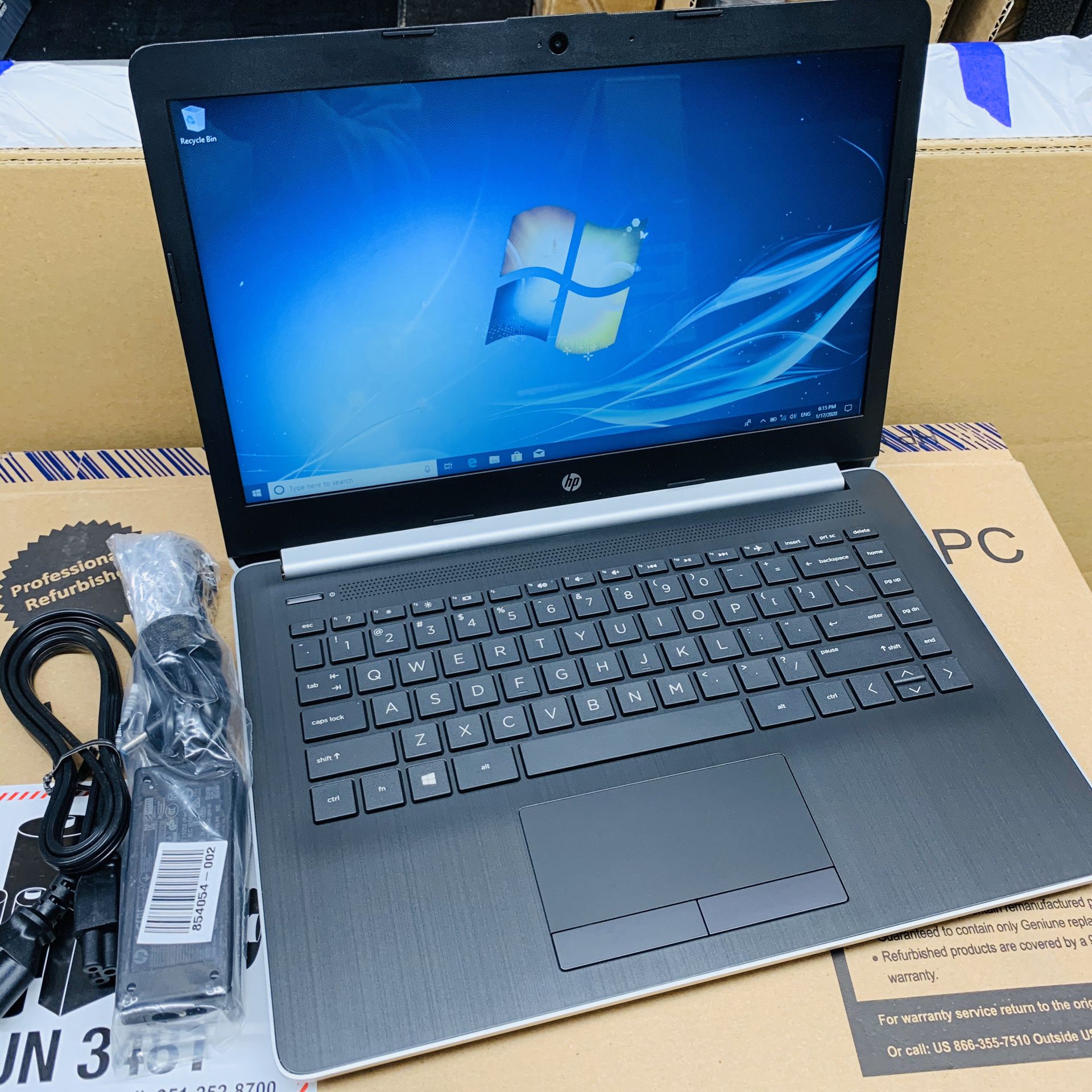 HP 14-cm0065st Fusion Dual-Core A9-9425 3.1GHz 4GB 128GB SSD 14" WLED Notebook Windows 10 w/WebCam & Bluetooth (Silver)