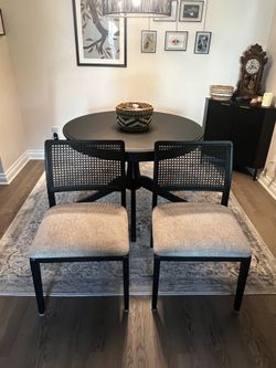 2 Ena cane back side chairs from AllModern