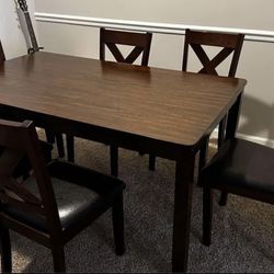 Dining Table For 6 (chairs Included)