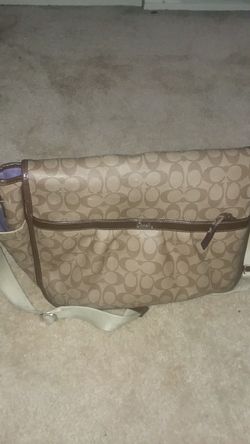 Coach purse and Beige purse