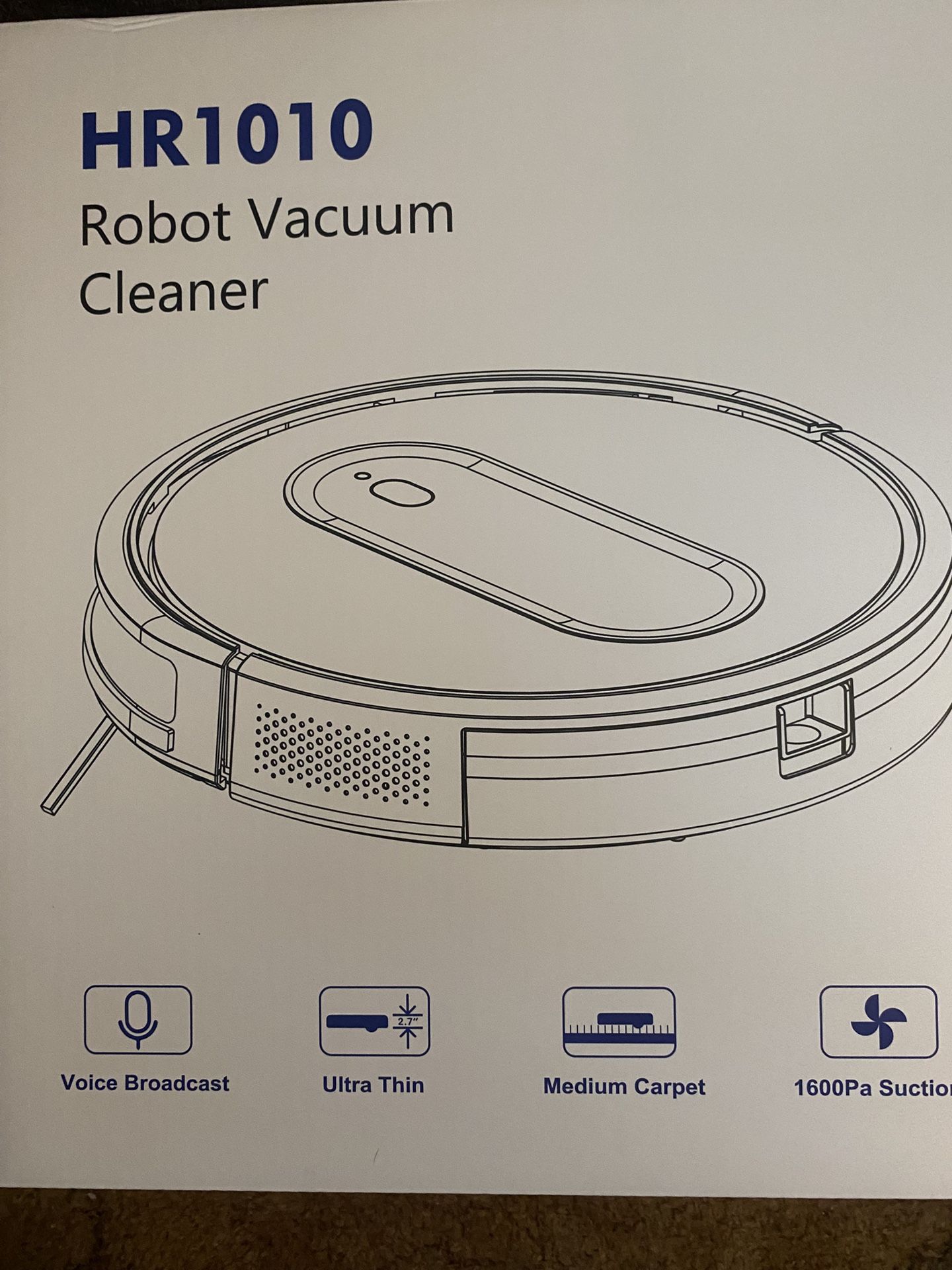 BRAND NEW HR 1010 Robot Vacuum Cleaner/Mop Wet/ Dry Vacuum