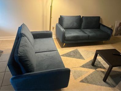 Blue Sofas (Set Of 2)