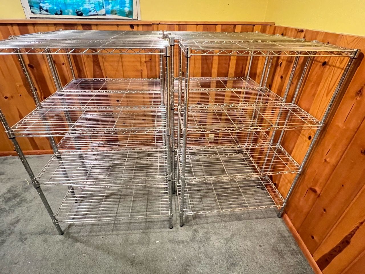 Screen Shalf HDX chrome 4-Tier Shelving Units ( X 6) for Sale in Seattle, WA - OfferUp
