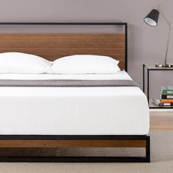 Zinus Platform Bed Frame Queen Size 