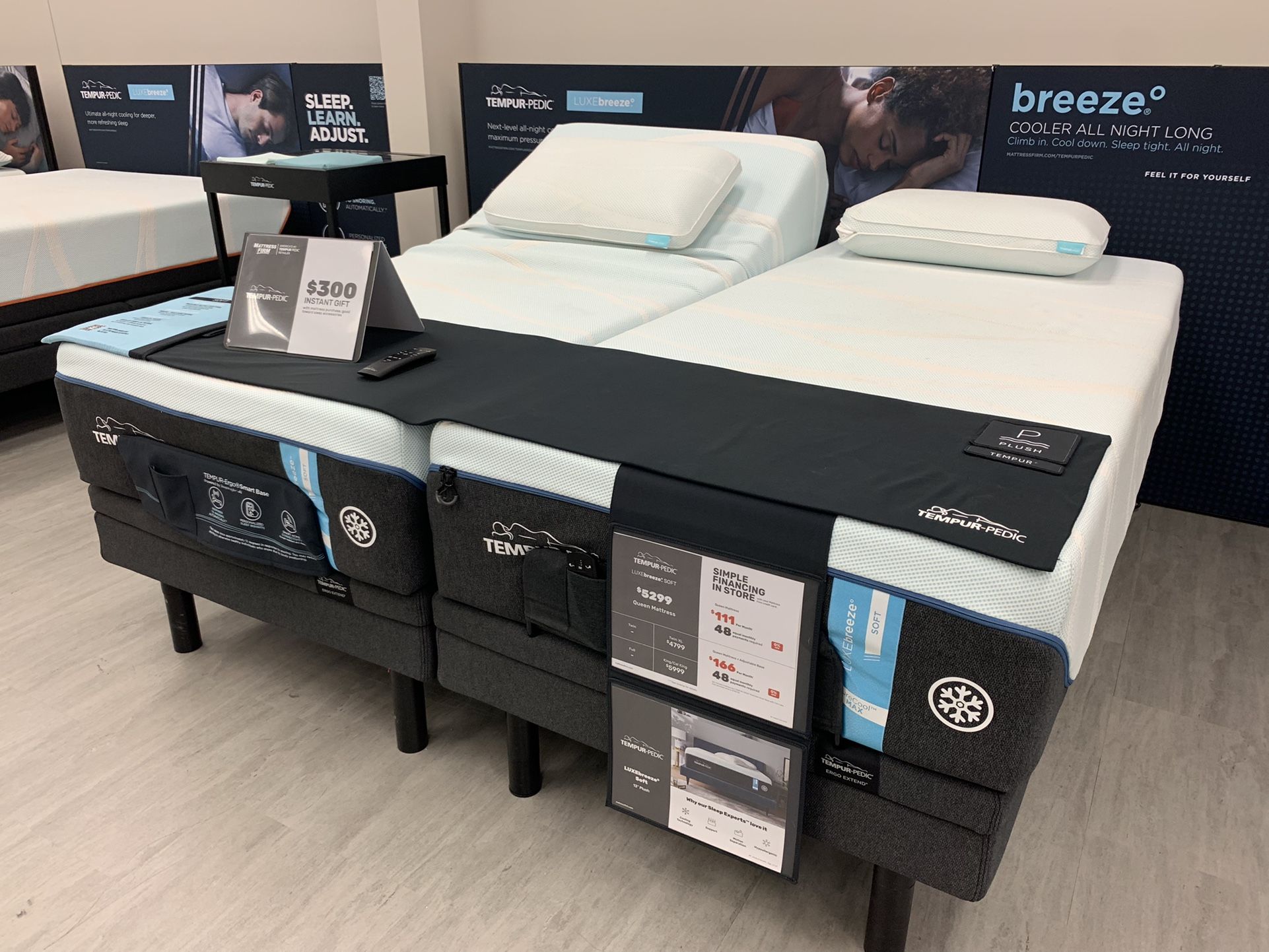 Tempurpedic Split King Luxebreeze soft 30% Off!!!