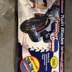 TwinCut Power Saw, Twin Blade Circular Saw – New in Case