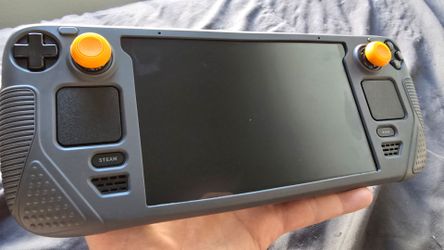 1 TB OLED Steam Deck w/ original case and charger + Silicone Shell Case