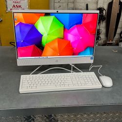 HP 22” All In One Desktop Computer 