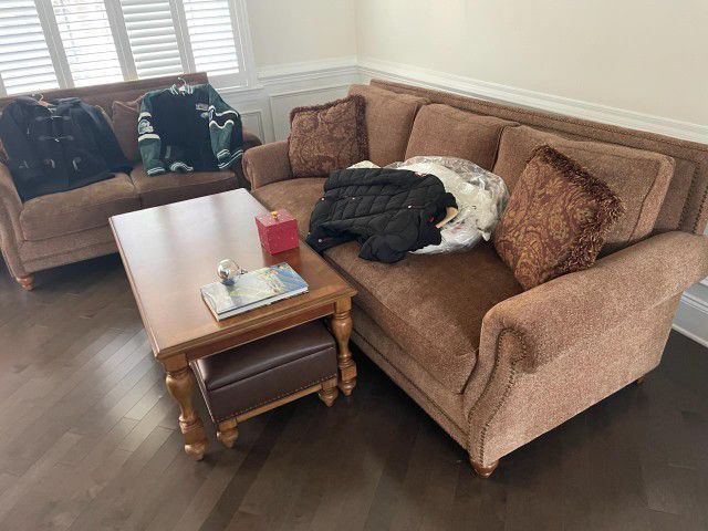Storage Unit For Sale. All Must Go .  Sofa, Loveseat, Chair With Ottoman,Bedroom Set, 2 Pedastals,Dining Room Set With 6 Chairs. And More See Photos. 